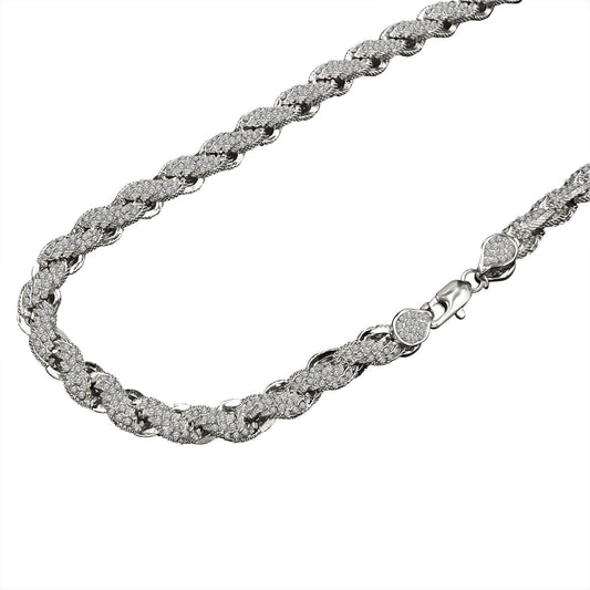 HAWSER 10 MM Rope Chain | 970861 with Rhinestone Crystals