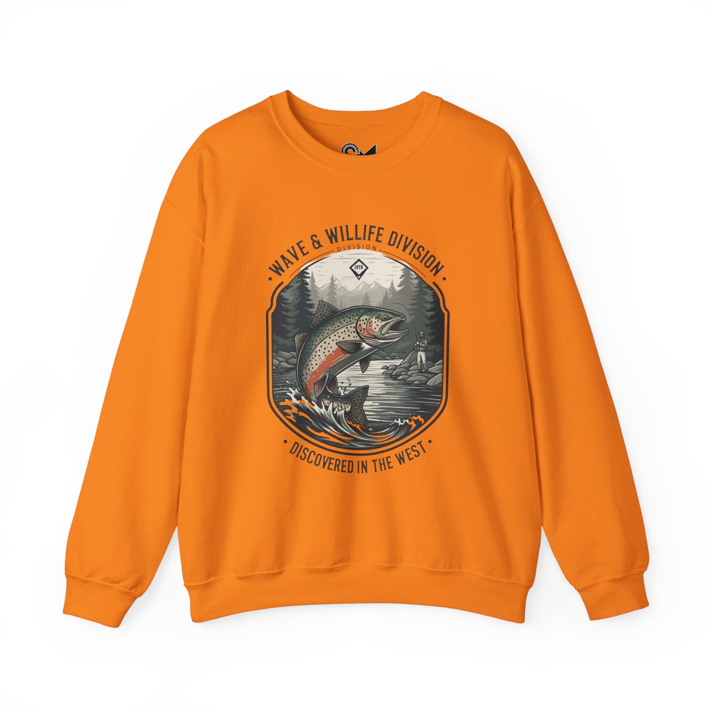 Discovered in the west Unisex Heavy Blend™ Crewneck Sweatshirt - StyleMZ