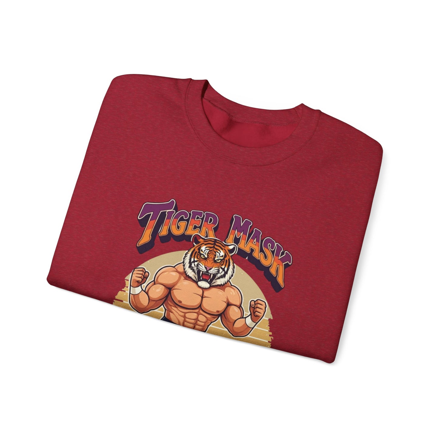 Tiger Mask Unisex Heavy Blend™ Crewneck Sweatshirt - StyleMZ