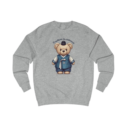 Tradition meets cuteness Unisex Sweatshirt  - StyleMZ