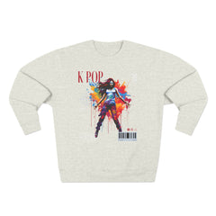 Corea - Sudadera unisex con cuello redondo K POP LOVERS - StyleMZ 