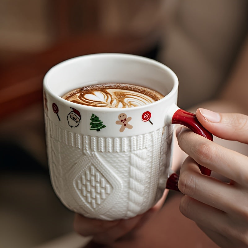 Elegant Ceramic Christmas Mugs Perfect Gift for Her Today