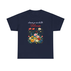 Korea -  Bloom Unisex Heavy Cotton Tee  - StyleMZ