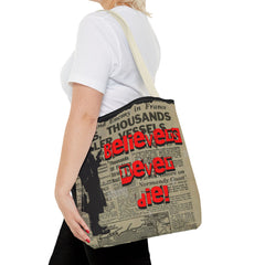 Korea -  Believers never die Tote Bag (AOP)  - StyleMZ