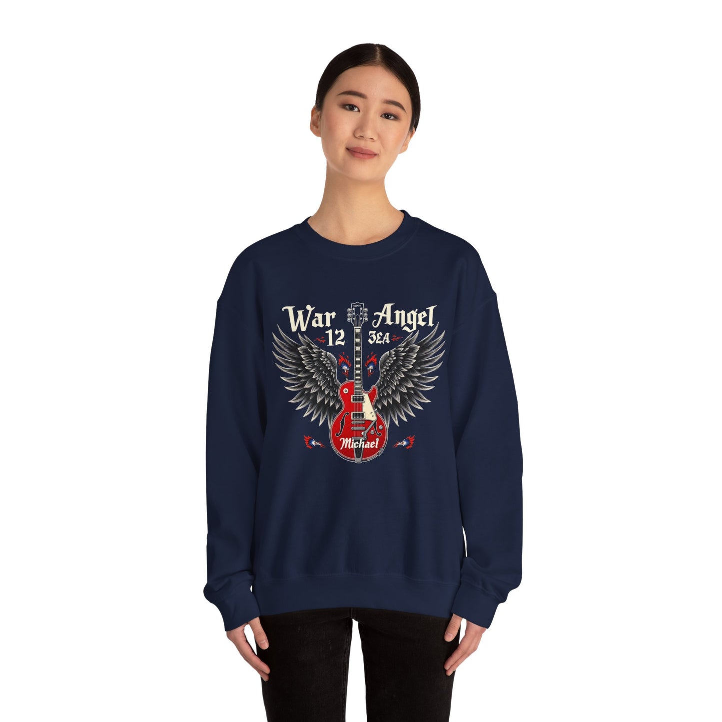 War Angel Unisex Heavy Blend™ Crewneck Sweatshirt - StyleMZ