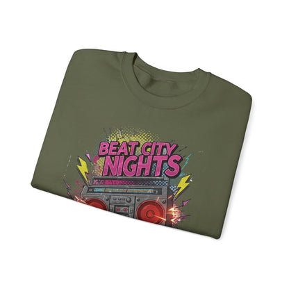 Beat city nights Unisex Heavy Blend™ Crewneck Sweatshirt - StyleMZ-Stylemz