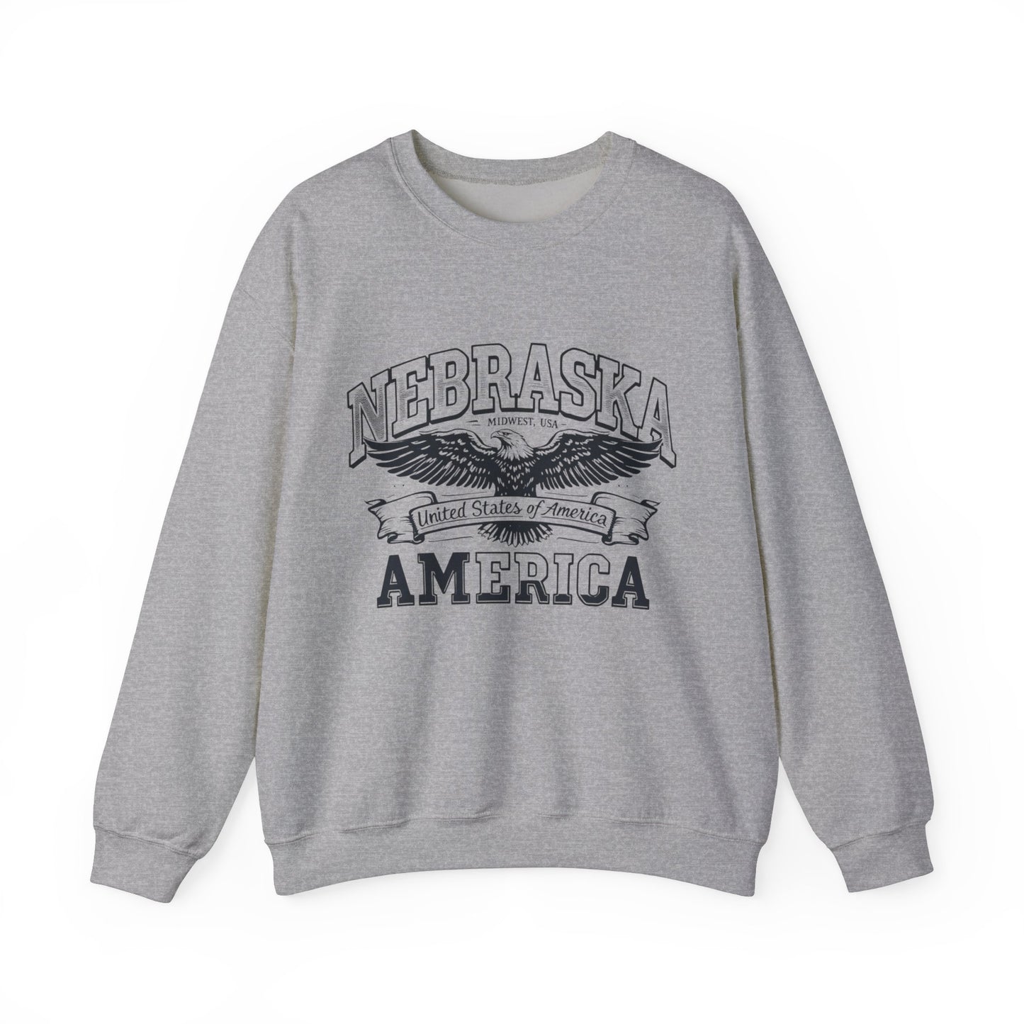 Nebraska Unisex Heavy Blend™ Crewneck Sweatshirt - StyleMZ