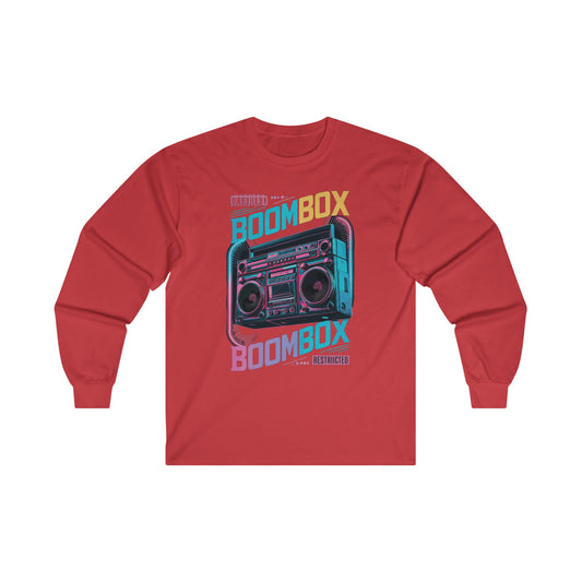 Korea -  Boom box Unisex Ultra Cotton Long Sleeve Tee  - StyleMZ