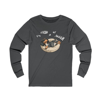 StyleMZ -  Living in my dream Unisex Jersey Long Sleeve Tee  - StyleMZ