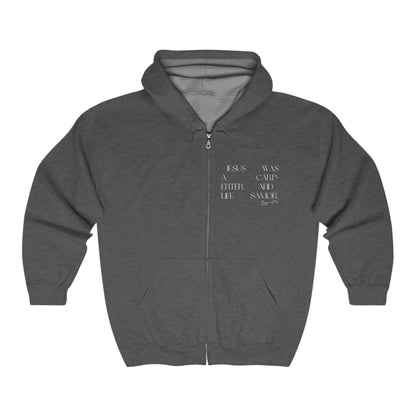 Jesus was a carpenter Unisex Heavy Blend™ Full Zip Hooded Sweatshirt - StyleMZ