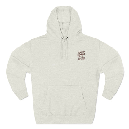 Jesus was a carpenter Three-Panel Fleece Hoodie - StyleMZ