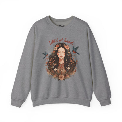 Wild at heart Unisex Heavy Blend™ Crewneck Sweatshirt - StyleMZ