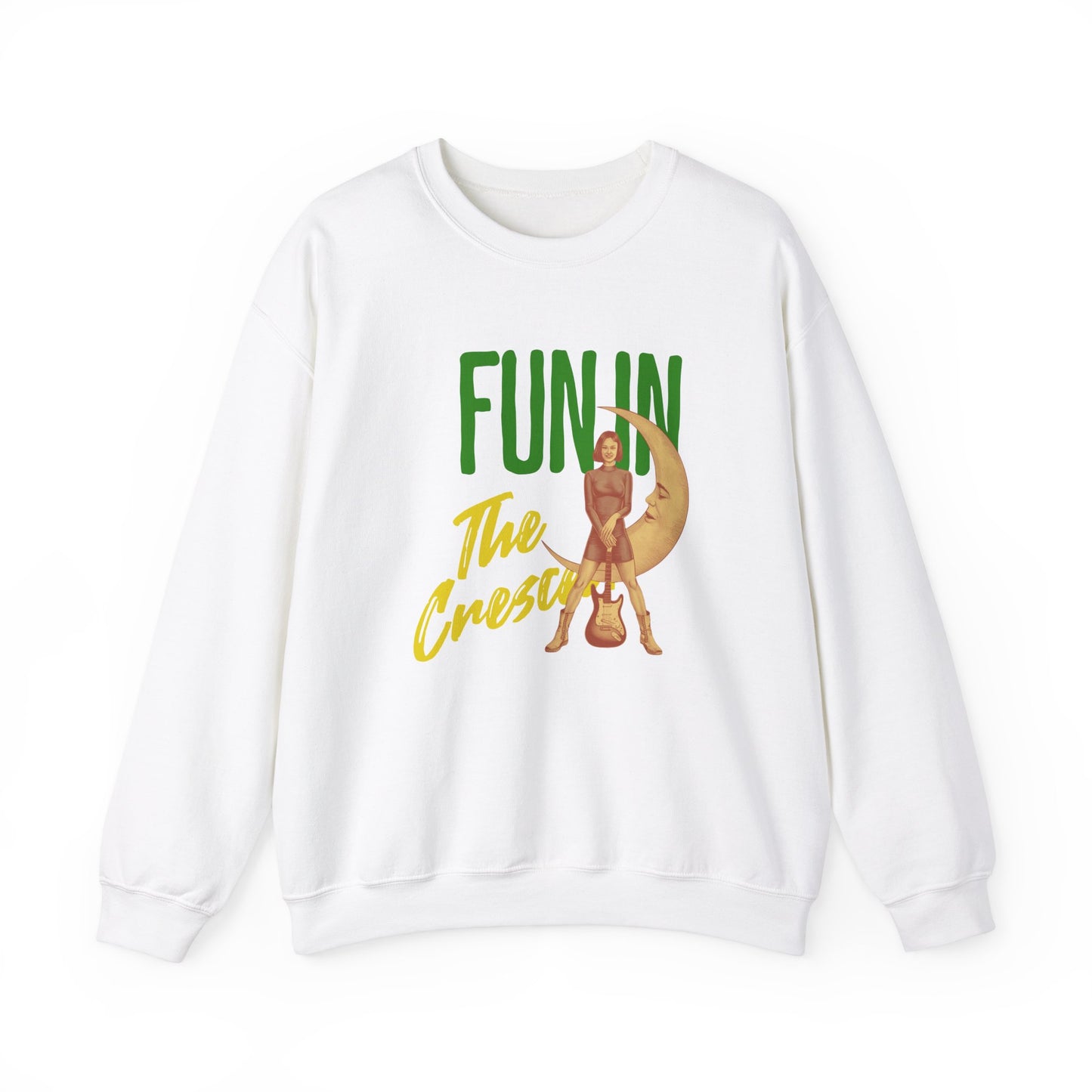 Fun in the crescent Unisex Heavy Blend™ Crewneck Sweatshirt - StyleMZ