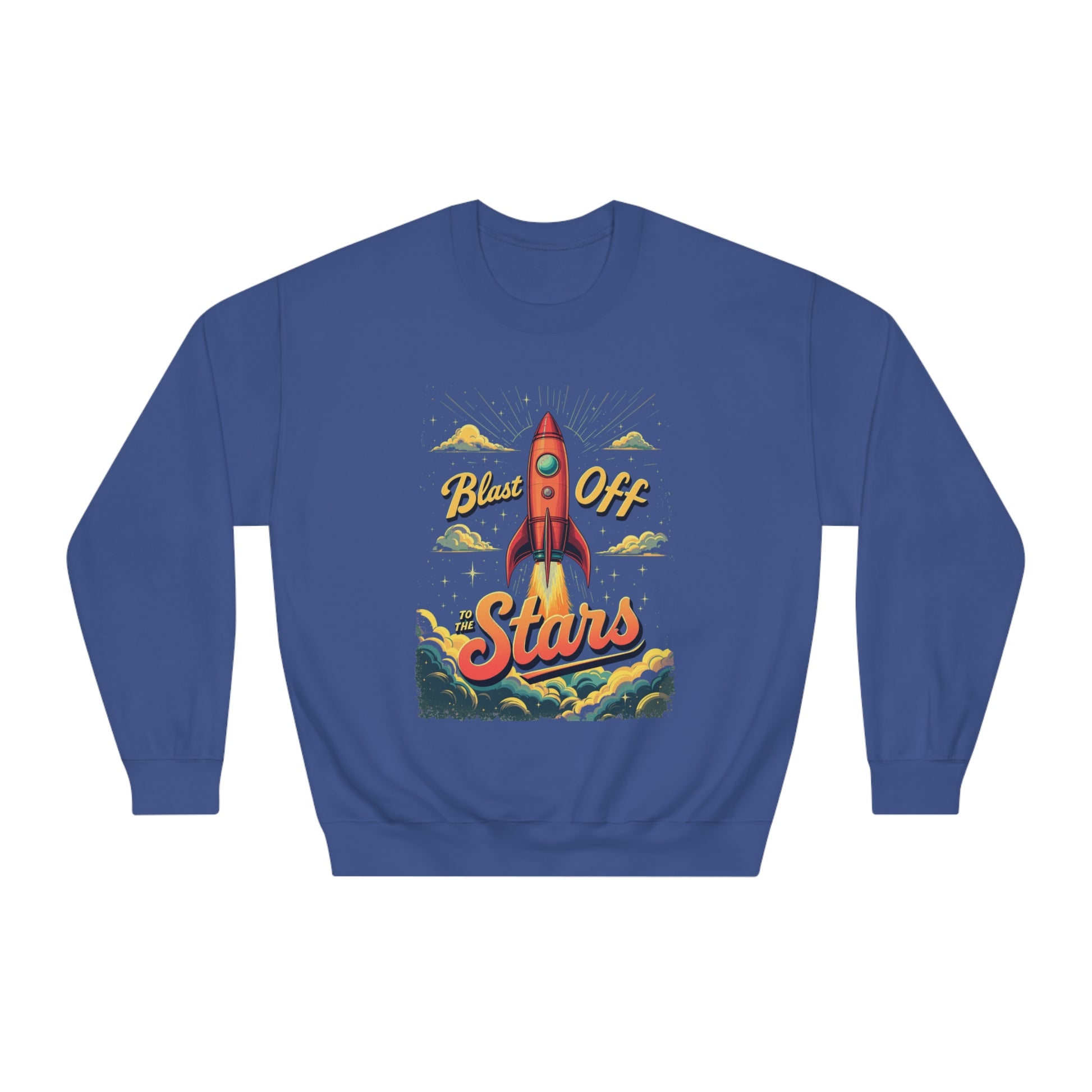 Blast off Unisex DryBlend® Crewneck Sweatshirt - StyleMZ-Stylemz