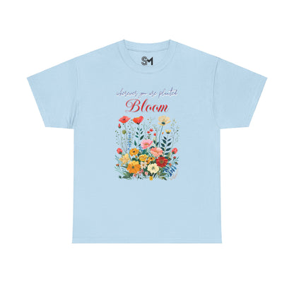 Bloom Unisex Heavy Cotton Tee - StyleMZ