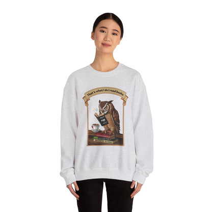 I read books Unisex Heavy Blend™ Crewneck Sweatshirt - StyleMZ