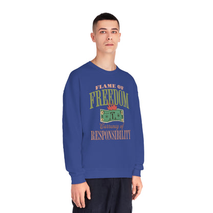 Korea - Currency of freedom Unisex NuBlend® Crewneck Sweatshirt - StyleMZ - Stylemz