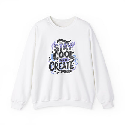 Stay cool Unisex Heavy Blend™ Crewneck Sweatshirt - Stylemz