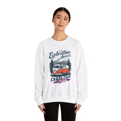 Korea -  Exploration Awaits Unisex Heavy Blend™ Crewneck Sweatshirt  - StyleMZ