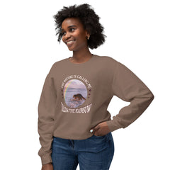 Korea -  Nature is calling me Unisex Lightweight Crewneck Sweatshirt  - StyleMZ