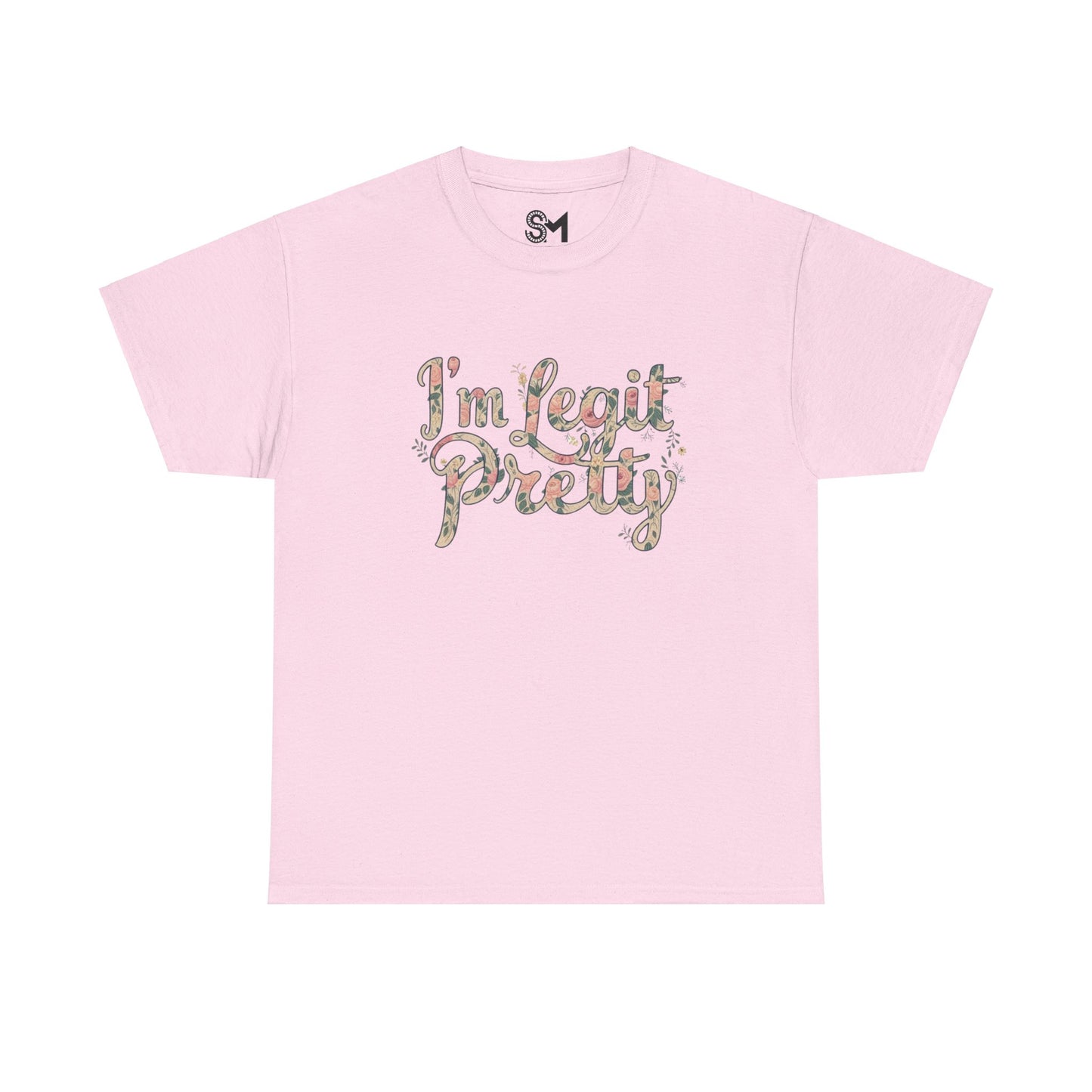 I'm legit pretty Unisex Heavy Cotton Tee - StyleMZ