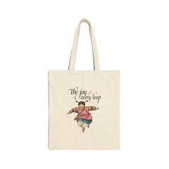 StyleMZ -  The joy of every leap Cotton Canvas Tote Bag  - StyleMZ