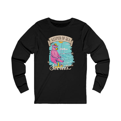 Korea -  Keeper of Sea Unisex Jersey Long Sleeve Tee  - StyleMZ