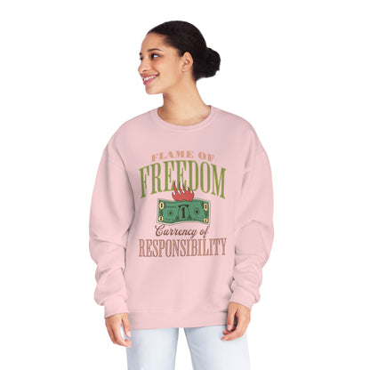 Korea - Currency of freedom Unisex NuBlend® Crewneck Sweatshirt - StyleMZ - Stylemz