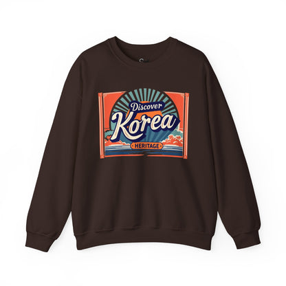 Discover Korea heritage Unisex Heavy Blend™ Crewneck Sweatshirt - StyleMZ