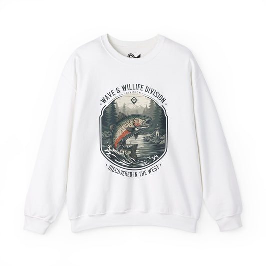 Discovered in the west Unisex Heavy Blend™ Crewneck Sweatshirt - StyleMZ - Stylemz