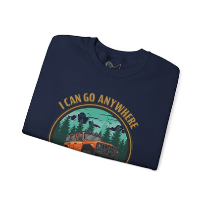 I can go anywhere Unisex Heavy Blend™ Crewneck Sweatshirt