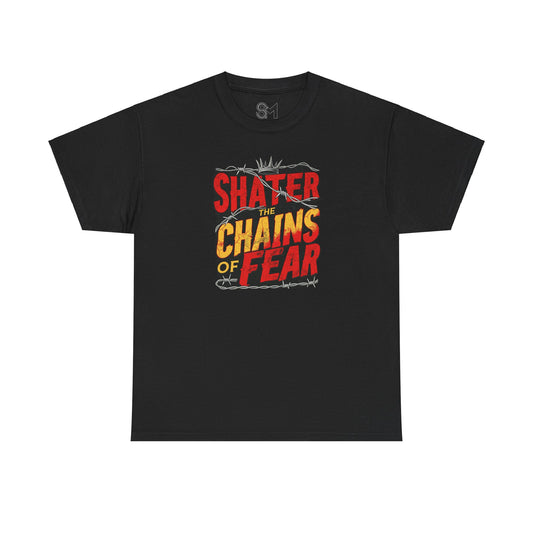 Shater chains of fear Unisex Heavy Cotton Tee - StyleMZ - Stylemz