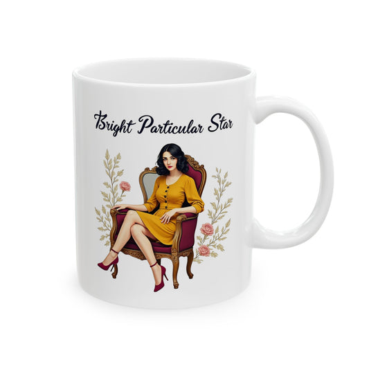 Bright Particular Star Ceramic Mug, (11oz, 15oz) - StyleMZ - Stylemz