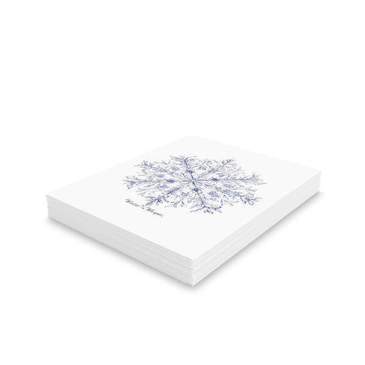 Winter's wisper Greeting cards (8, 16, and 24 pcs)  - StyleMZ