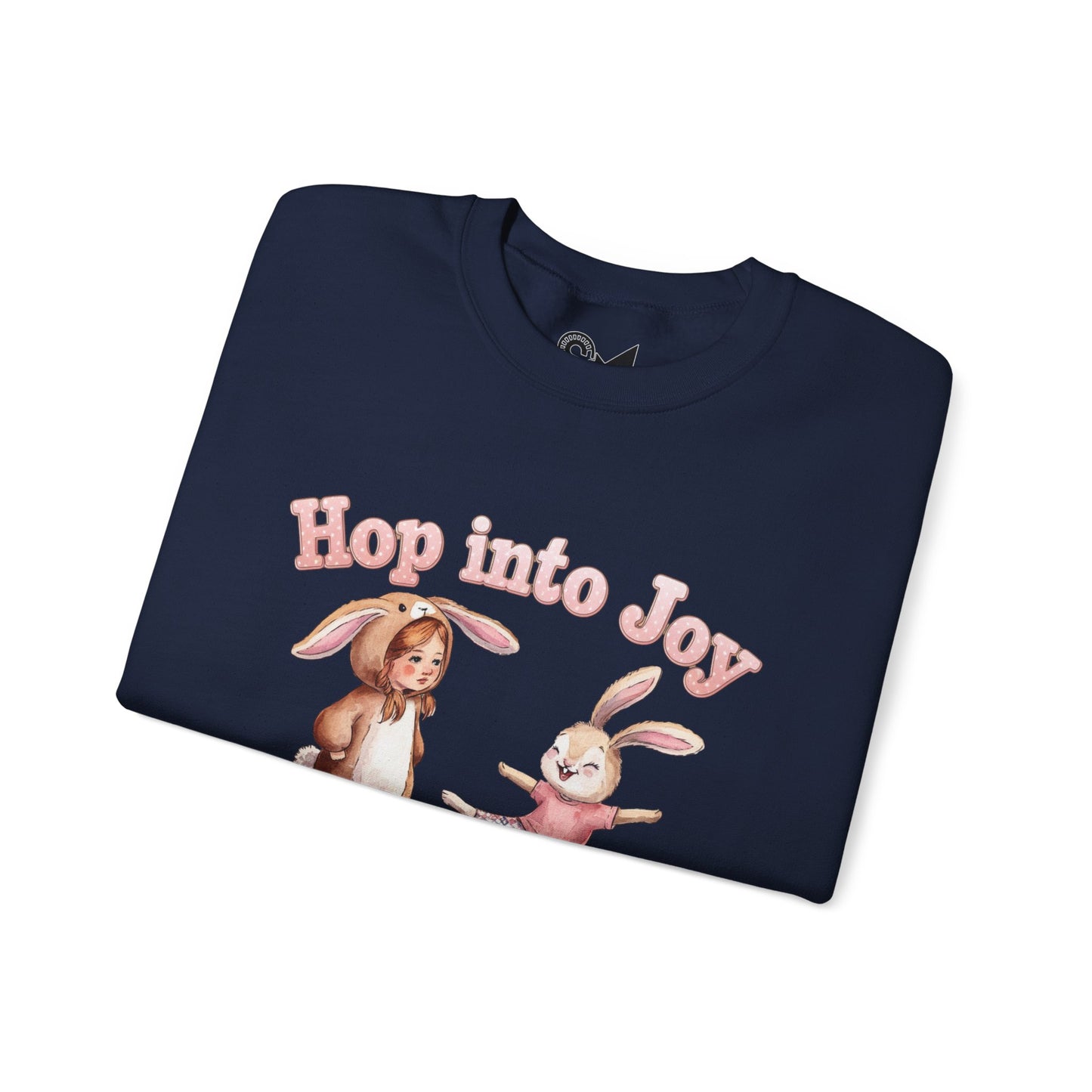 Hop Into Joy Unisex Heavy Blend™ Crewneck Sweatshirt - StyleMZ