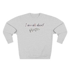 Corea - Sudadera unisex con cuello redondo "I'm all about prayer" - StyleMZ 