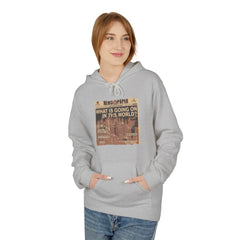 What's going on in this world Unisex Midweight Softstyle Fleece Hoodie  - Korea  - StyleMZ