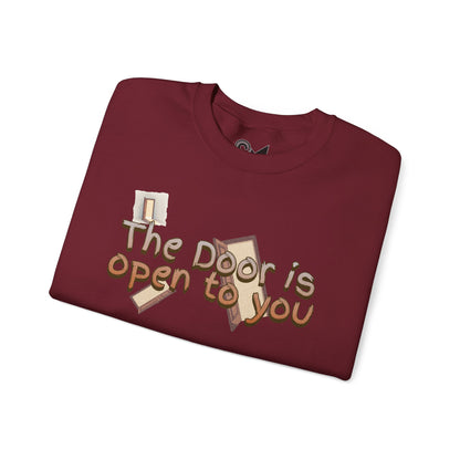 The door is open to you Unisex Heavy Blend™ Crewneck Sweatshirt - StyleMZ