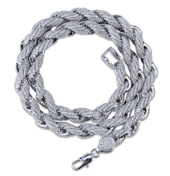 HAWSER 10 MM Rope Chain | 970861 with Rhinestone Crystals