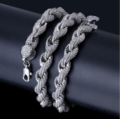 HAWSER 10 MM Rope Chain | 970861 with Rhinestone Crystals