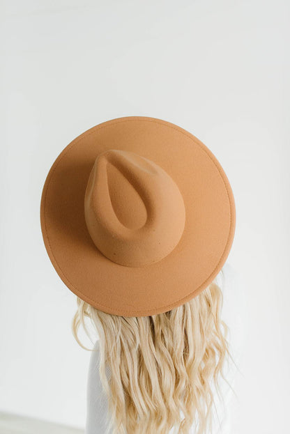 Wide Brim Felt Hat - Stylemz