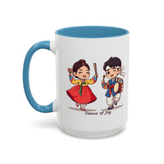 Korea -  Dance of joy Accent Coffee Mug (11, 15oz)  - StyleMZ