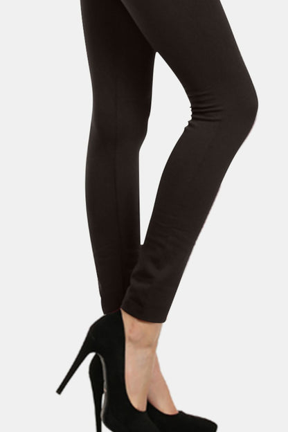 Yelete Seamless High Waist Fleece Leggings for Women