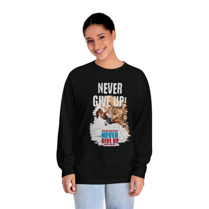 Korea -  Stay on your focus Unisex Classic Long Sleeve T-Shirt  - StyleMZ