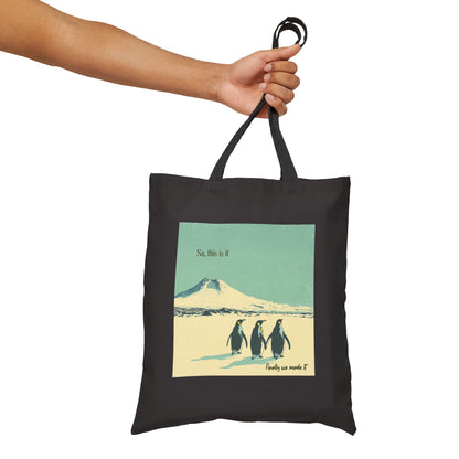 Finally we made it Cotton Canvas Tote Bag - StyleMZ