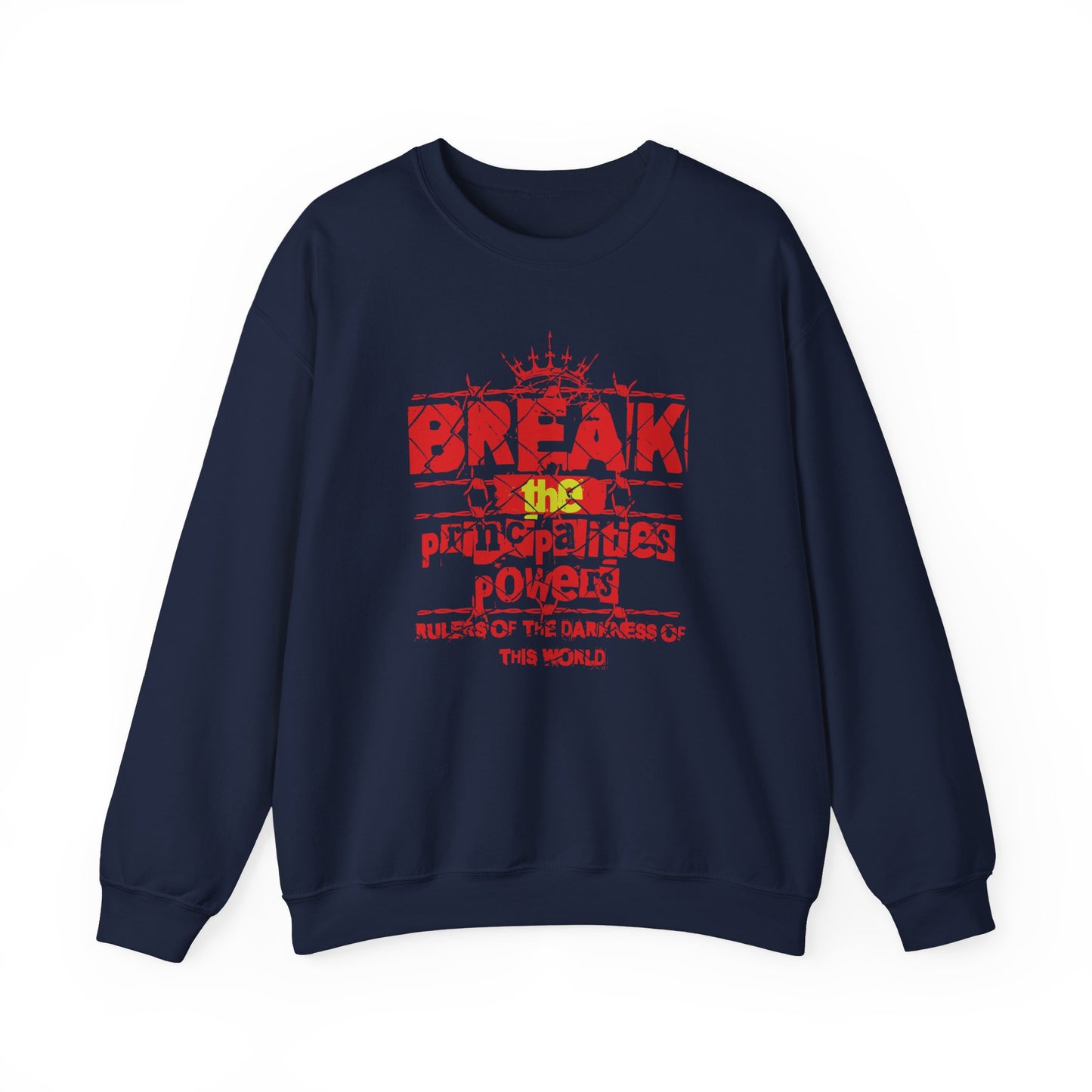 Break the principles Unisex Heavy Blend™ Crewneck Sweatshirt - StyleMZ