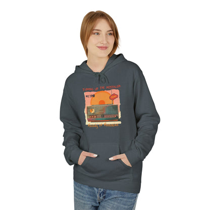 Korea -  Turning up the nostalgia Unisex Midweight Softstyle Fleece Hoodie  - StyleMZ