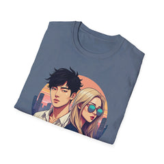 Corea - Camiseta unisex de estilo suave HongDae Freedom - StyleMZ 