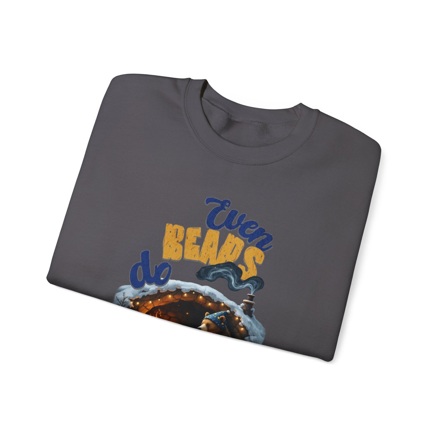 Even bears do reading Unisex Heavy Blend™ Crewneck Sweatshirt - StyleMZ