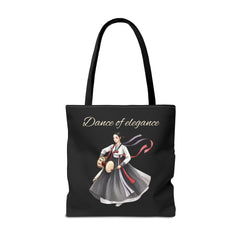 Elegance in dance Tote Bag (AOP)  - StyleMZ